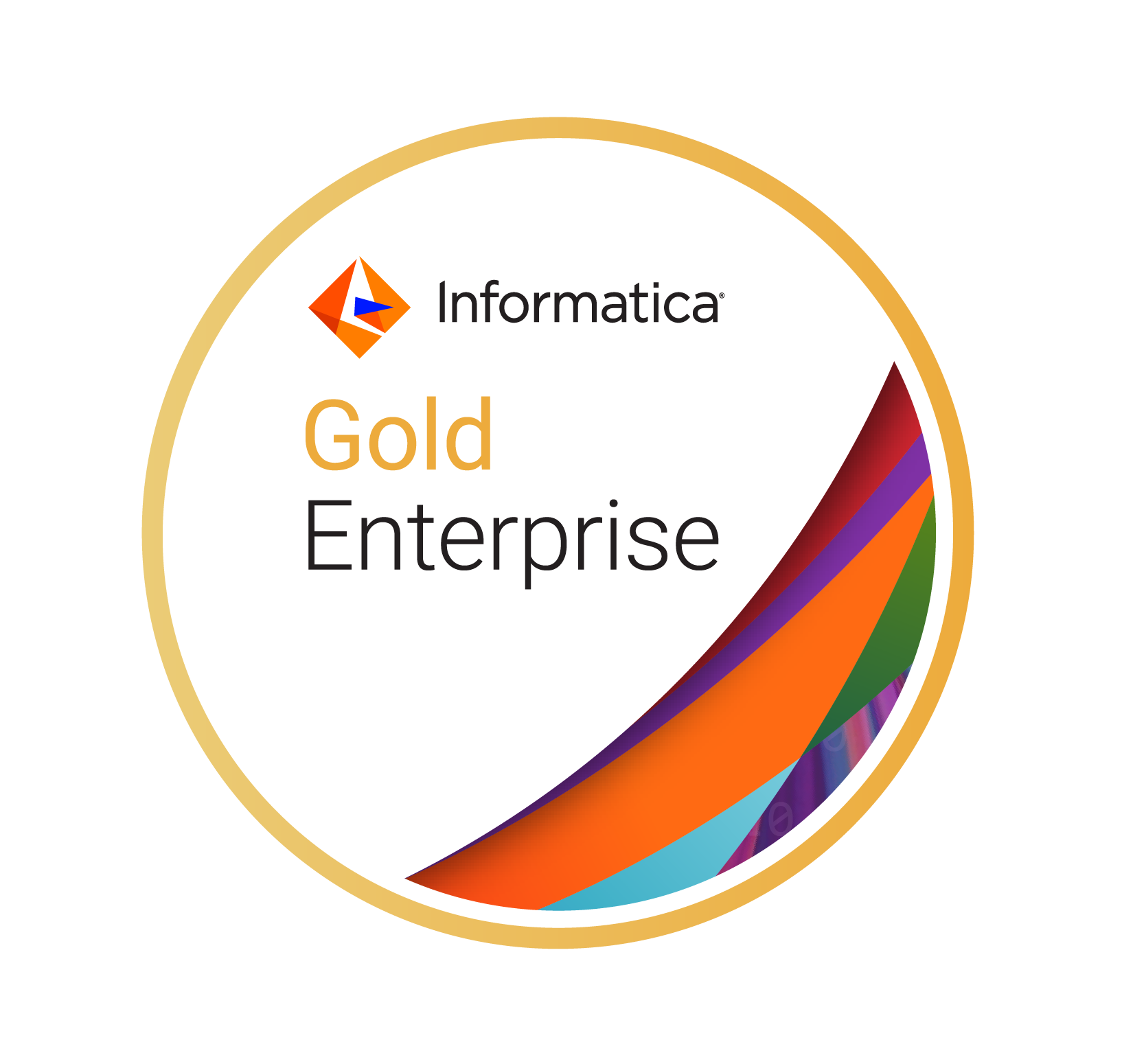 Informatica Gold Enterprise Partner Badge